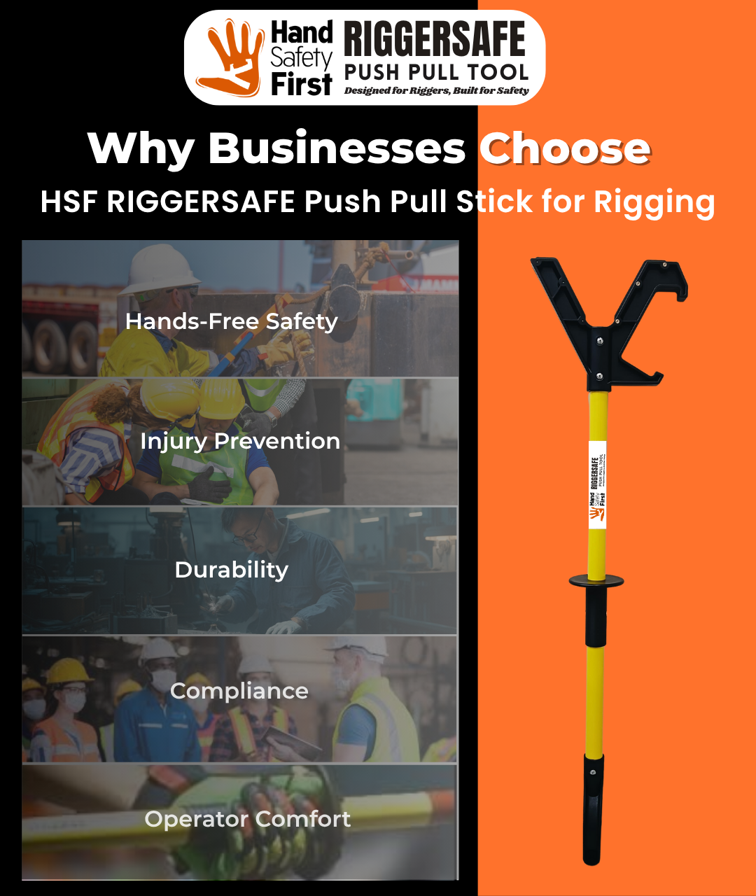 Hsf Tool Tutorial HSF Riggersafe Push Pull Hand Safety Tool for Rigging