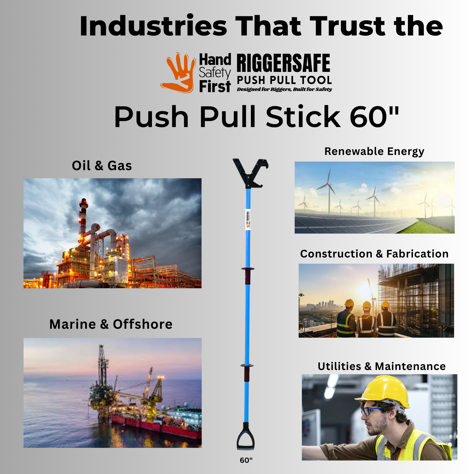 HSF Riggersafe Push Pull Tool 60”