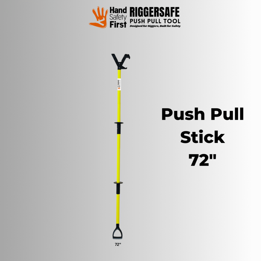 HSF RiggerSafe Push Pull Hand Safety Tool 72” - Yellow