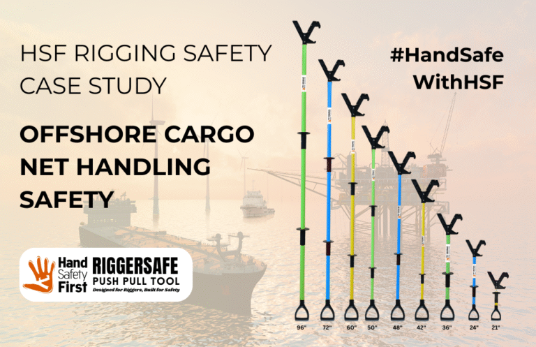 HSF Riggersafe Push Pull Hand Safety Tool - Offshore Cargo Net Handling ...
