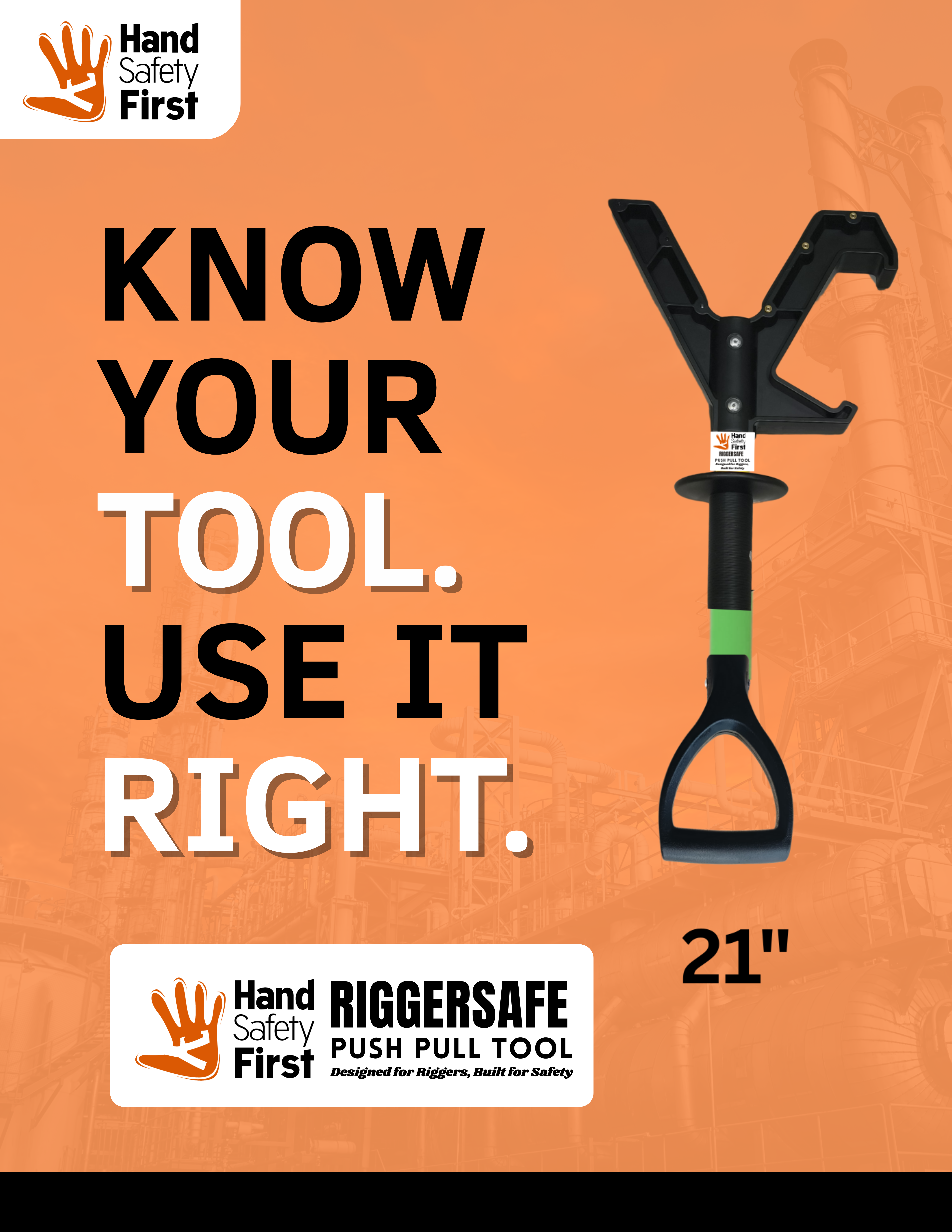 HSF RiggerSafe Push Pull Tool 21 inch