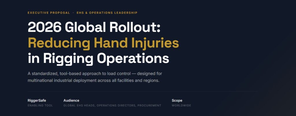 Hands-Off Rigging Standard 2026: Reduce Hand Injuries in Load Positioning with RiggerSafe Tools