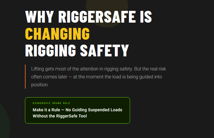 Why Every Rigging Team Needs a Push Pull Safety Tool for Safer Load Handling