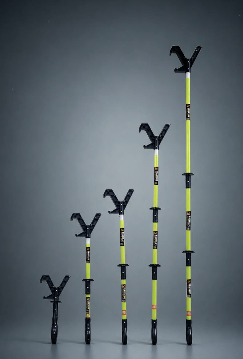 RiggerSafe® Neon Green lineup across five lengths