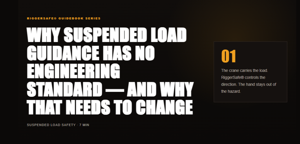 Suspended Load Guidance: The Missing Engineering Standard in Lifting Safety