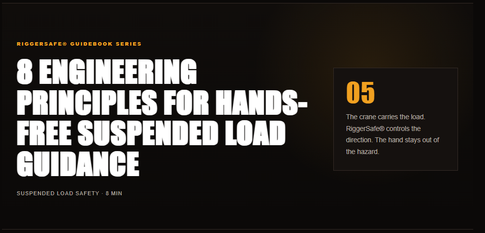 Suspended Load Guidance: 8 Engineering Principles for Hands-Free Control