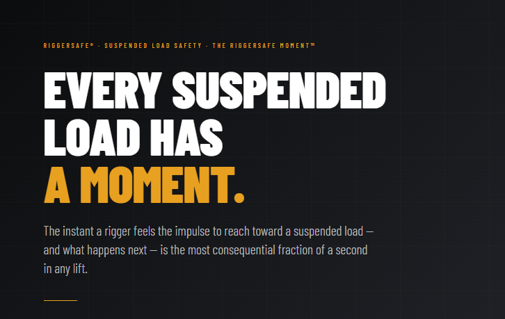 Every Suspended Load Has a Moment: The RiggerSafe® Approach to Safer Load Control